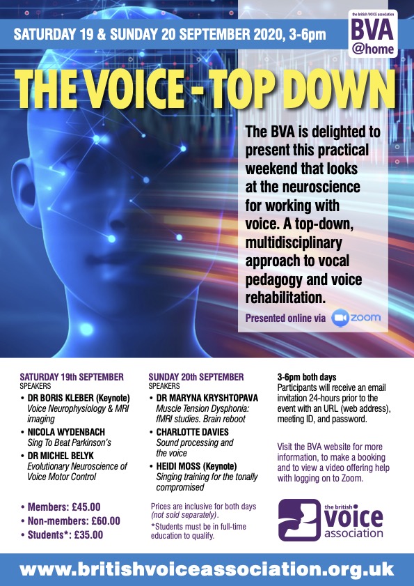 The Voice Top Down 2020 - BVA@home - poster