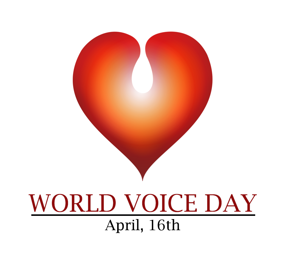 world voice day heart logo 