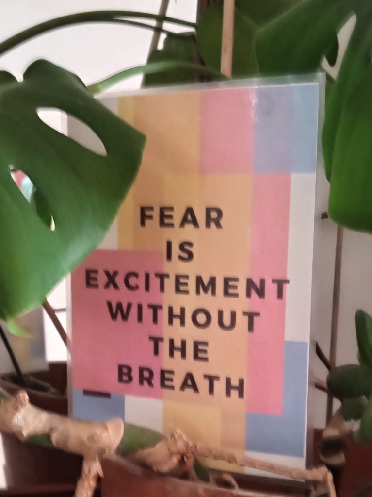 quote on Rebecca's piano 